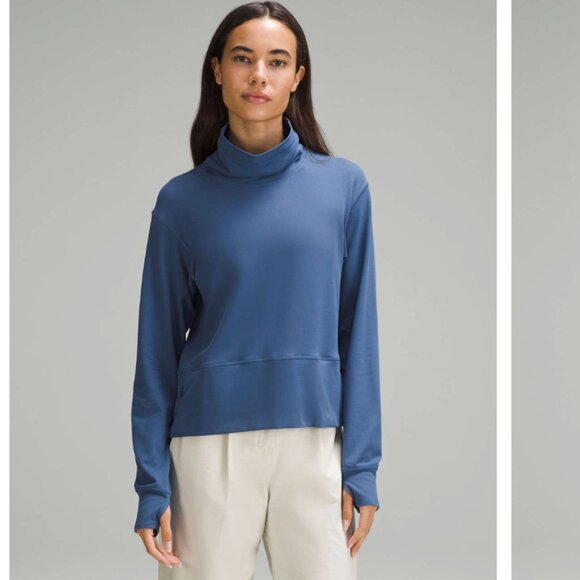 Lululemon Ready to Rulu Pullover Pitch Blue - Size 6